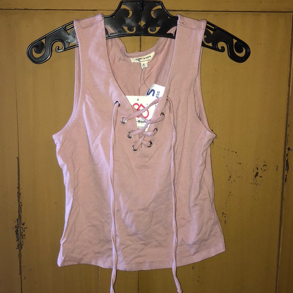 Lace up top